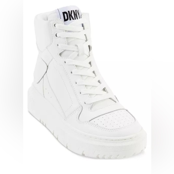 DKNY White Sneakers Minimalist Design - Picture 1 of 3